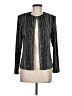 Xscape Chevron-herringbone Silver Blazer Size M - photo 1