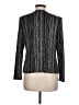 Xscape Chevron-herringbone Silver Blazer Size M - photo 2