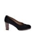 Stuart Weitzman Animal Print Black Heels Size 8 1/2 - photo 1