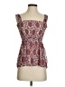 Aqua 100% Polyester Burgundy Sleeveless Blouse Size S - photo 1