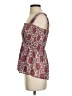 Aqua 100% Polyester Burgundy Sleeveless Blouse Size S - photo 5
