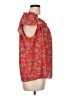 CeCe Red Short Sleeve Blouse Size L - photo 4