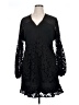 INA 100% Polyester Black 3/4 Sleeve Top Size XL - photo 1