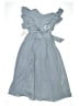 Unbranded 100% Polyester Solid Gray Blue Dress Size 8 - photo 2