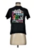 Assorted Brands Print Black Short Sleeve T-Shirt Size S - photo 1