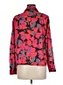 Topshop 100% Polyester Red 3/4 Sleeve Blouse Size 6 - photo 2