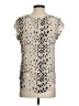 Joie Animal Print Ivory Short Sleeve Blouse Size S - photo 2