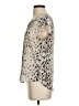 Joie Animal Print Ivory Short Sleeve Blouse Size S - photo 5