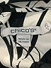 Chico's 100% Polyester Print Silver Casual Dress Size XS (00) - photo 7