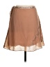 Lux 100% Viscose Tan Casual Skirt Size 5 - photo 2