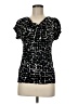 Ann Taylor Black Short Sleeve Blouse Size M (petite) - photo 1