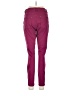 Hue Solid Burgundy Casual Pants Size L - photo 2