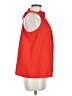 Shein Red Orange Sleeveless Blouse Size M - photo 4