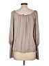 Bailey 44 100% Polyester Gray Long Sleeve Blouse Size M - photo 2
