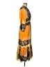 Sandro 100% Polyester Yellow Casual Dress Size EU (FR) 42 / US 10 - photo 4