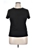 Halogen Black Short Sleeve Top Size XL - photo 1
