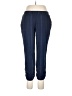 Carve Designs 100% Rayon Stripes Blue Casual Pants Size L - photo 1