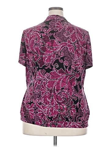 Roz & Ali Short Sleeve Blouse (view 2)
