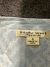Studio West 100% Cotton Blue 3/4 Sleeve Blouse Size S - photo 7