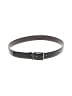 Perry Ellis 100% Leather Gray Leather Belt Size M - photo 1
