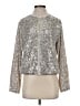 Ann Taylor LOFT Metallic Silver Jacket Size XS - photo 1