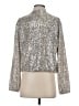 Ann Taylor LOFT Metallic Silver Jacket Size XS - photo 2
