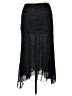 MNG 100% Polyester Polka Dots Black Casual Skirt Size M - photo 2