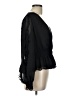 Express 100% Polyester Black Long Sleeve Blouse Size L - photo 4