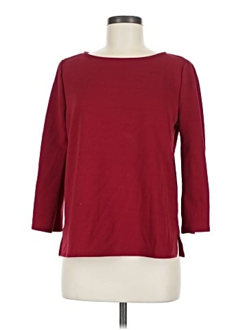 Green Envelope 3/4 Sleeve Top (view 1)