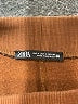 Zara Solid Brown Casual Pants Size S - photo 7