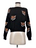 Lala. Animal Print Black Pullover Sweater Size S - photo 1