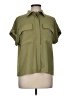 Rafaella 100% Polyester Green Short Sleeve Blouse Size M - photo 1