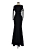 Jay Godfrey Solid Black Cocktail Dress Size 6 - photo 1