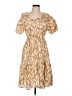 Lapogee Tan Casual Dress Size L - photo 1