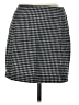 Eyeshadow Houndstooth Gray Casual Skirt Size 9 - photo 1