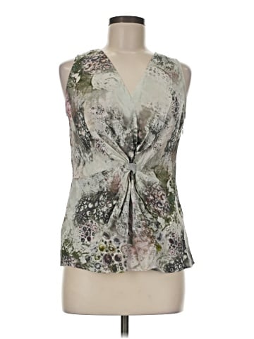 St. John Sleeveless Silk Top (view 1)