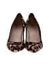J.Crew 100% Leather Animal Print Brown Wedges Size 10 - photo 2