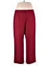 Kasper 100% Polyester Solid Red Casual Pants Size 18 - photo 1