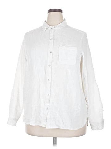 Jessica Simpson Long Sleeve Button-Down Shirt (view 1)