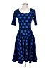 Lularoe Print Blue Cocktail Dress Size XS - photo 1