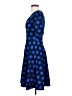 Lularoe Print Blue Cocktail Dress Size XS - photo 5