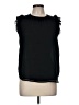 Ann Taylor LOFT 100% Polyester Black Sleeveless Blouse Size M (petite) - photo 1
