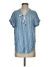 Rails Blue Short Sleeve Henley Size S - photo 1