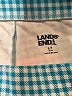 Lands' End Checkered-gingham Blue Casual Pants Size L (tall) - photo 7