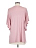 Acting Pro Solid Pink Short Sleeve Top Size S - photo 2