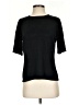 Austin Reed 100% Silk Solid Black Short Sleeve Turtleneck Size S - photo 1