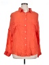 Flawless Orange 3/4 Sleeve Button-Down Shirt Size XL - photo 1