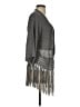 NY Collection 100% Acrylic Gray Cardigan Size S - photo 4