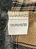 Unbranded 100% Polyester Plaid Tan Long Sleeve Blouse Size XXL - photo 8