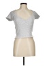Princess Polly Gray Short Sleeve Top Size 8 - photo 1